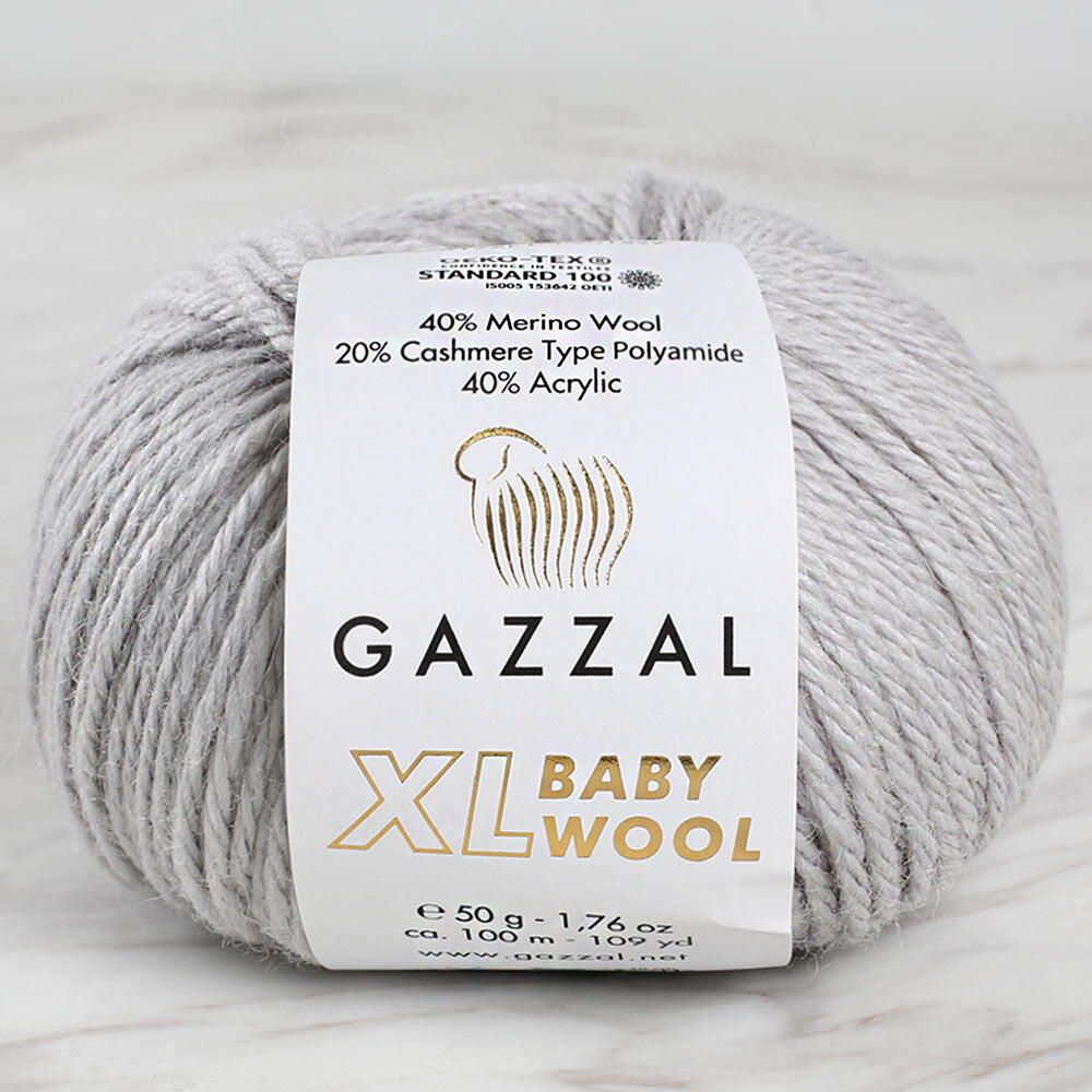 Gazzal Baby Wool XL Gri Bebek Yünü - 817XL
